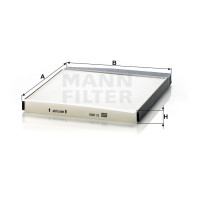Фильтр салона MANN-FILTER CU 2855